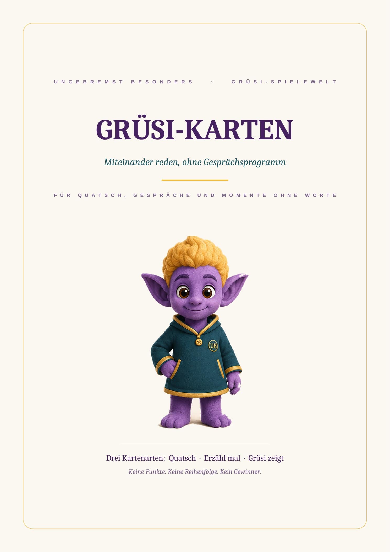 Gesprächskarten für Kinder – 80 GrüSi-Karten zum Ausdrucken
