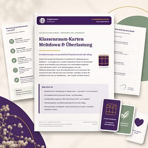 Klassenraum-Karten: Meltdown & Überlastung – Praxiskarten für Lehrkräfte